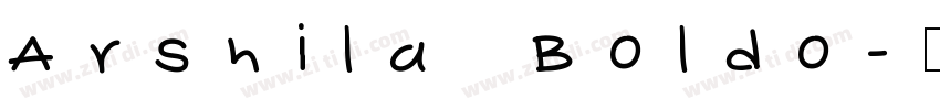 Arshila Boldo字体转换